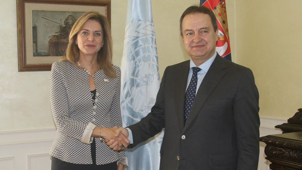 Dačić i regionalna direktorka UNFPA 1
