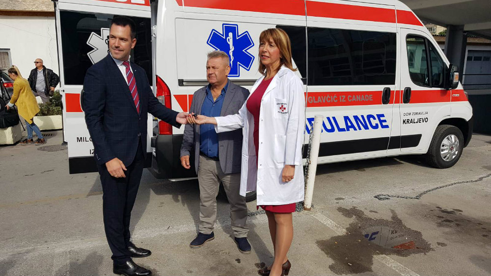 Donacija Milomira Glavčića Opštoj bolnici „Studenica“ 1