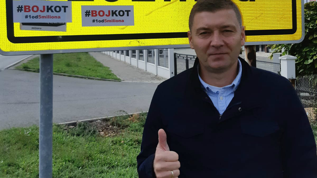 Zelenović počeo kampanju za bojkot u Loznici 1