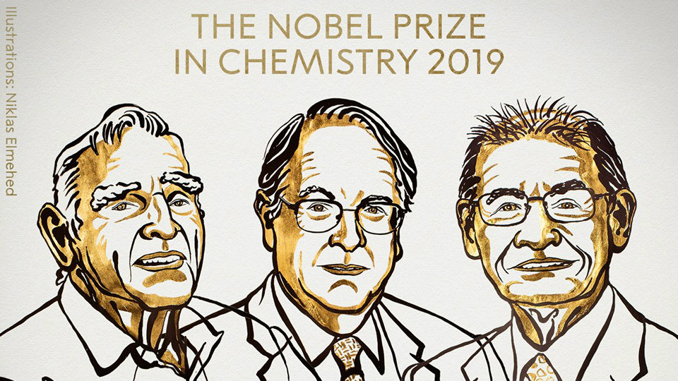 Nobelova nagrada za hemiju za razvoj litijum-jonskih baterija 1