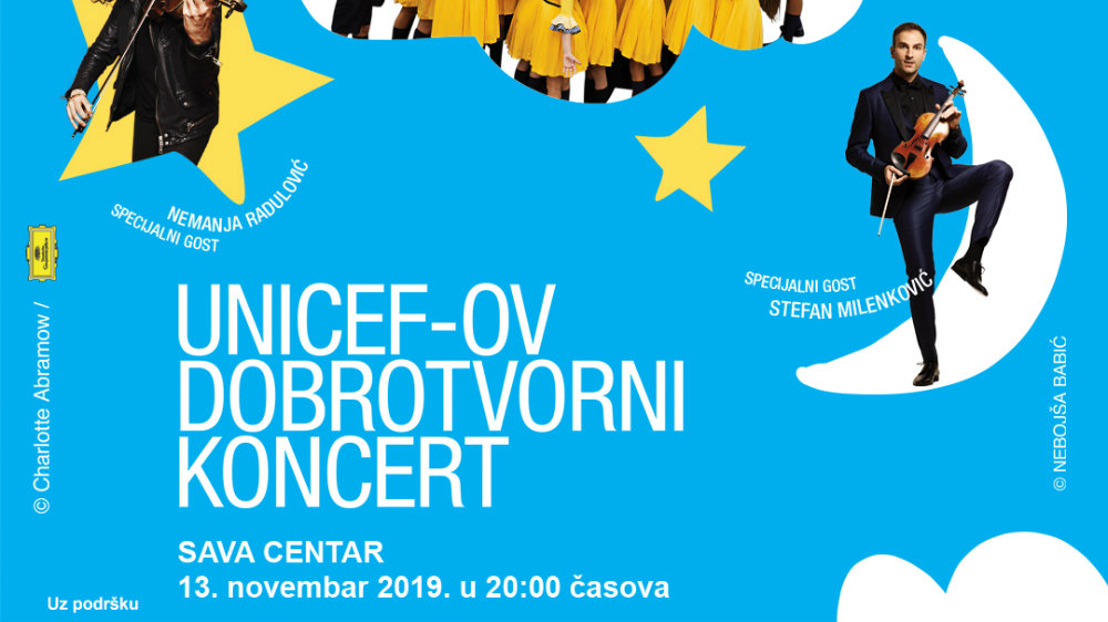 UNICEF-OV dobrotvorni koncert 13. novembra u Sava Centru 1