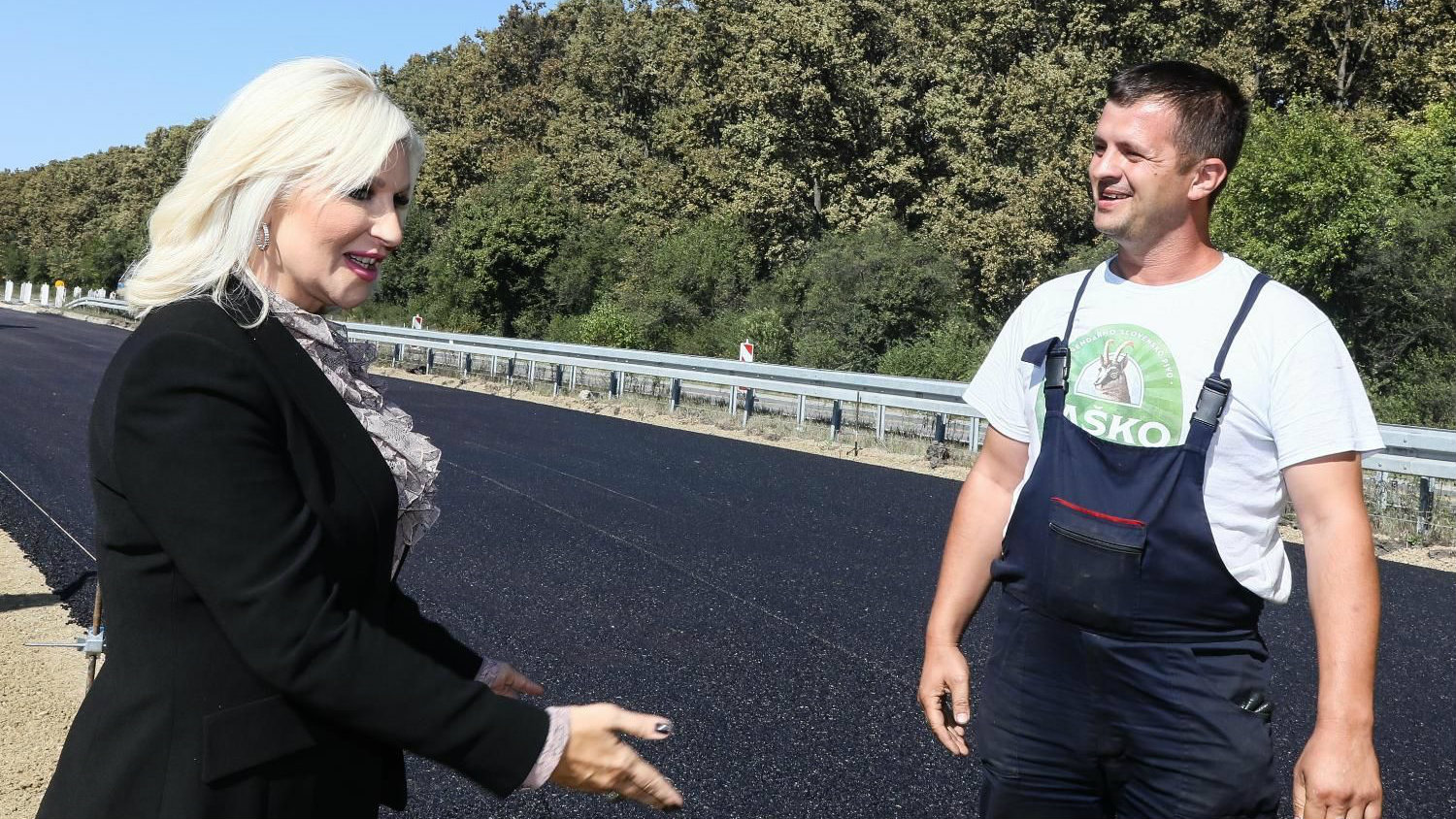 Zorana Mihajlović na obeležavanju početka radova na auto-putu Beograd-Sarajevo 1