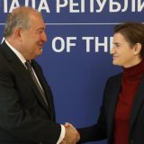 Branabić sa jermenskim predsednikom: Beograd namerava da otvori ambasadu u Jerevanu 2