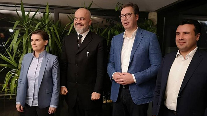 Vučić i Brnabić priredili večeru premijerima Severne Makedonije i Albanije 1