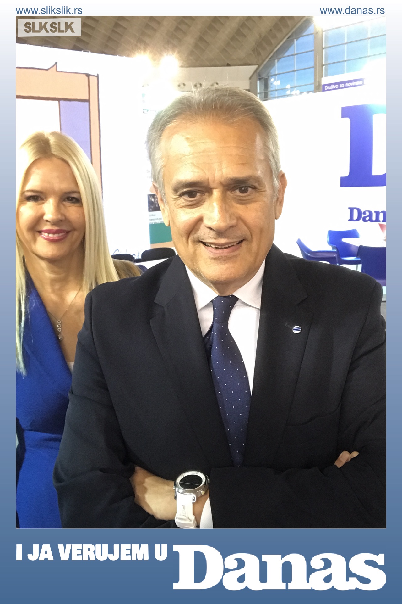 Aleksandar Gajović posetio štand lista Danas 3