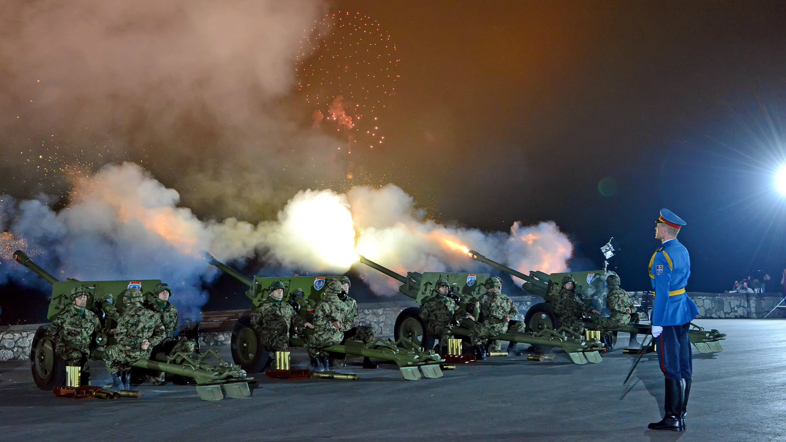 Na Kalemegdanu izvršena počasna artiljerijska paljba (FOTO) 1