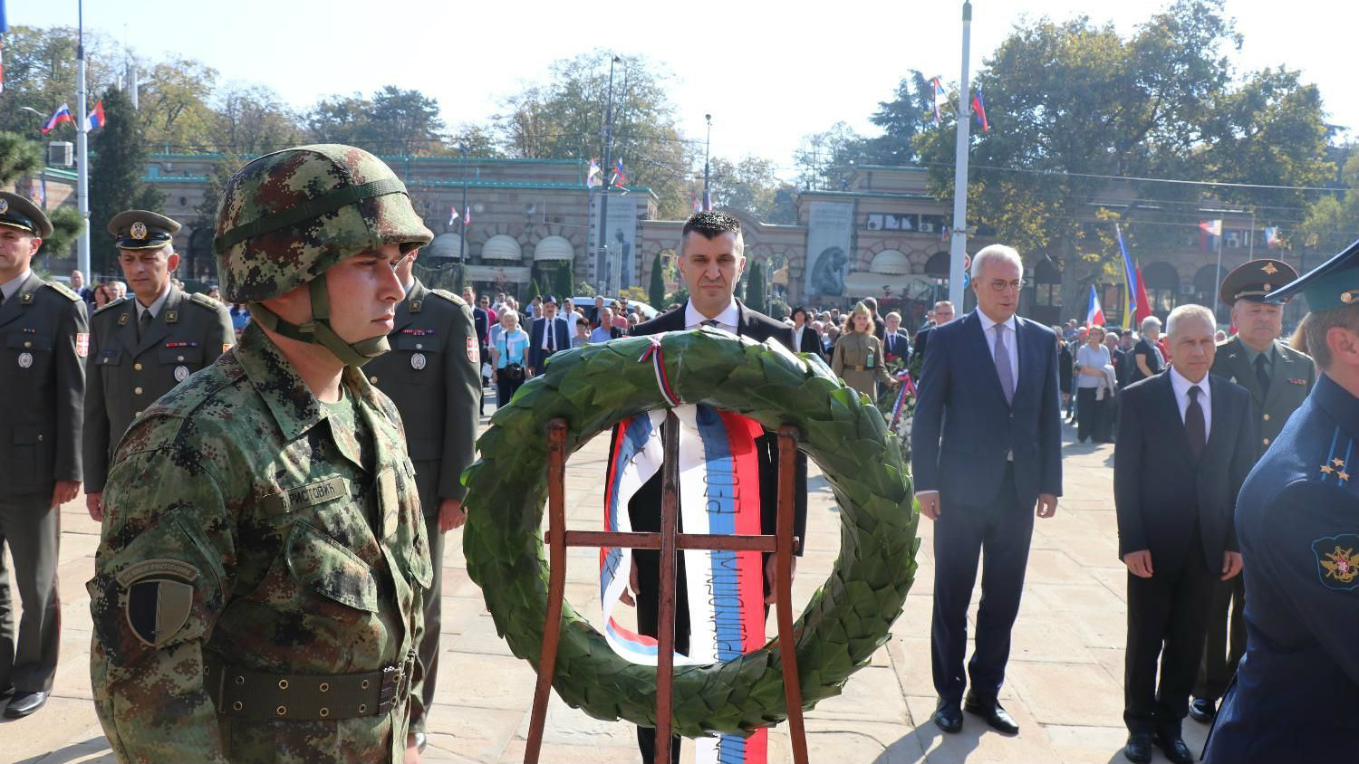 Položeni venci na Groblje oslobodilaca Beograda 1