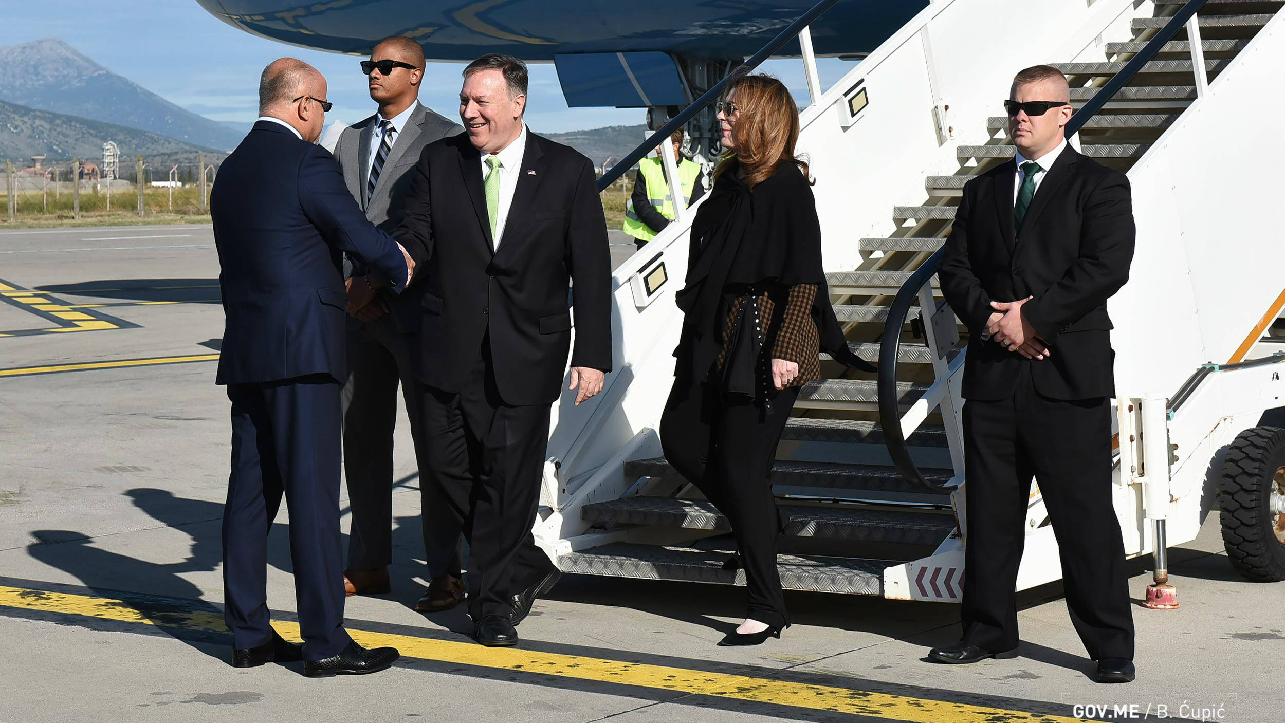 Pompeo doputovao u Crnu Goru 1