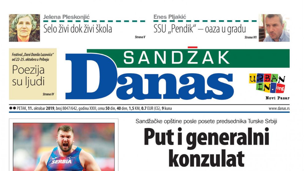 Sandžak Danas -11. oktobar 2019. 1 Sandžak Danas -11. oktobar 2019. 1