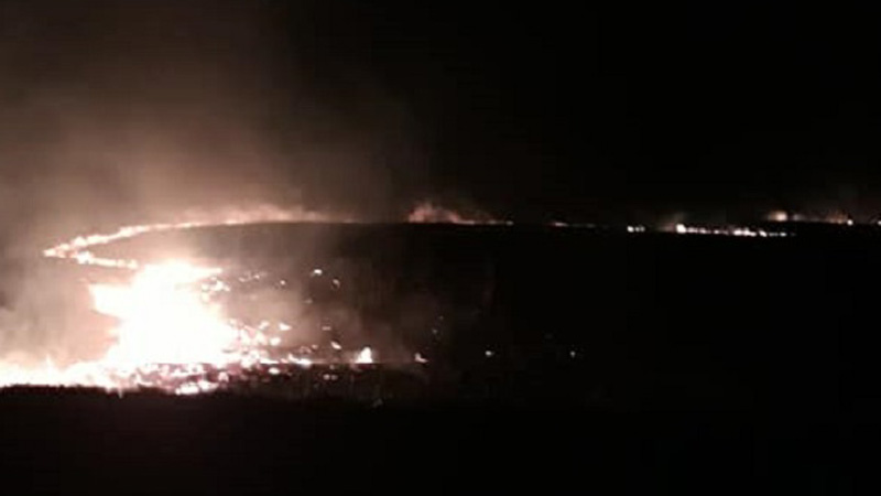 Veliki požar u Stigu, ugrožena naftna bušotina 1