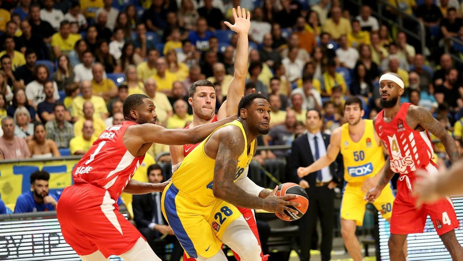 Makabi naneo drugi poraz Crvenoj zvezdi u košarkaškoj Evroligi 1