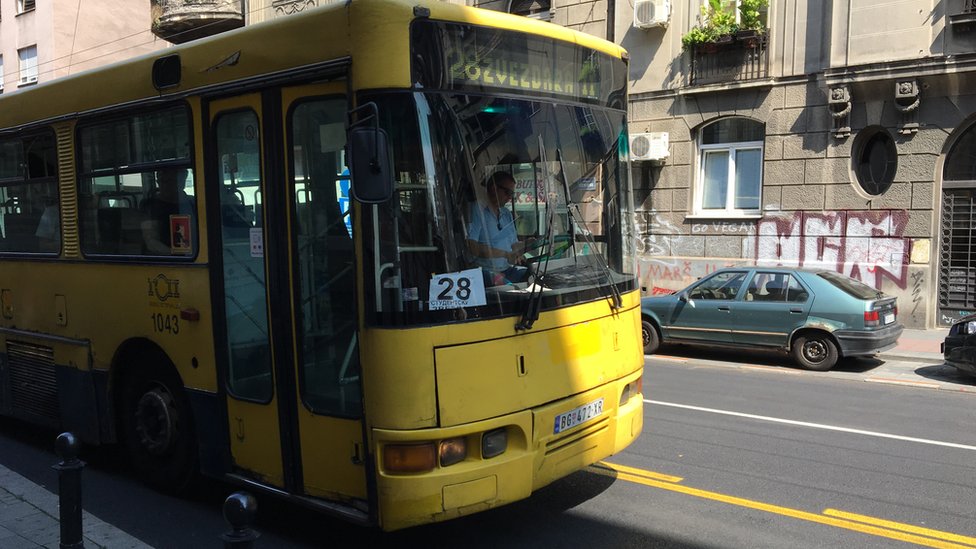 Autobus u Svetogorskoj