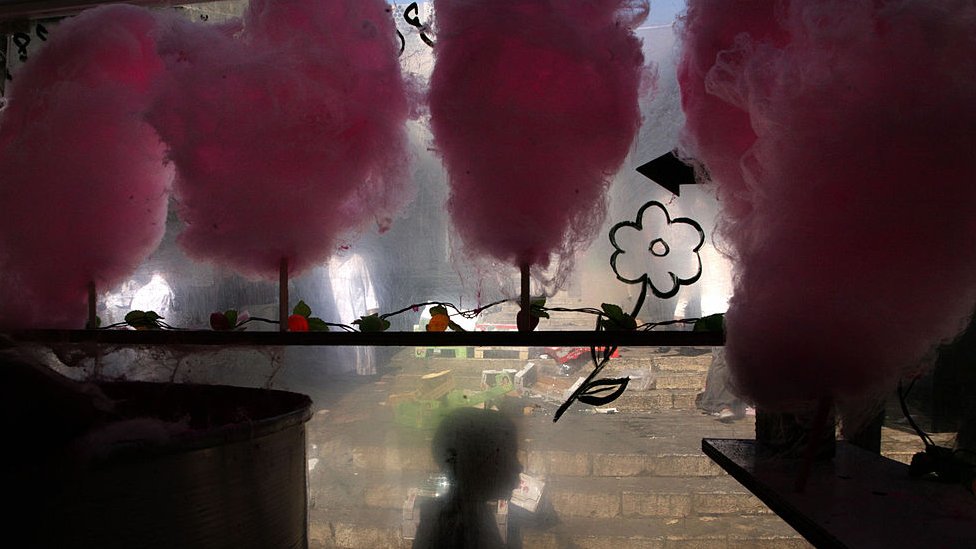 Cotton candy stall