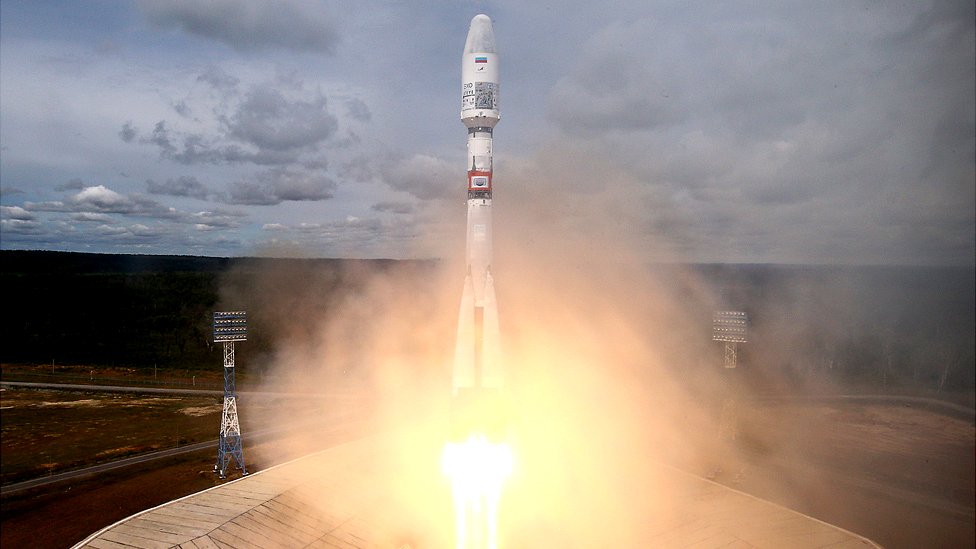 Soyuz rocket launch at Vostochny cosmodrome, 5 Jul 19
