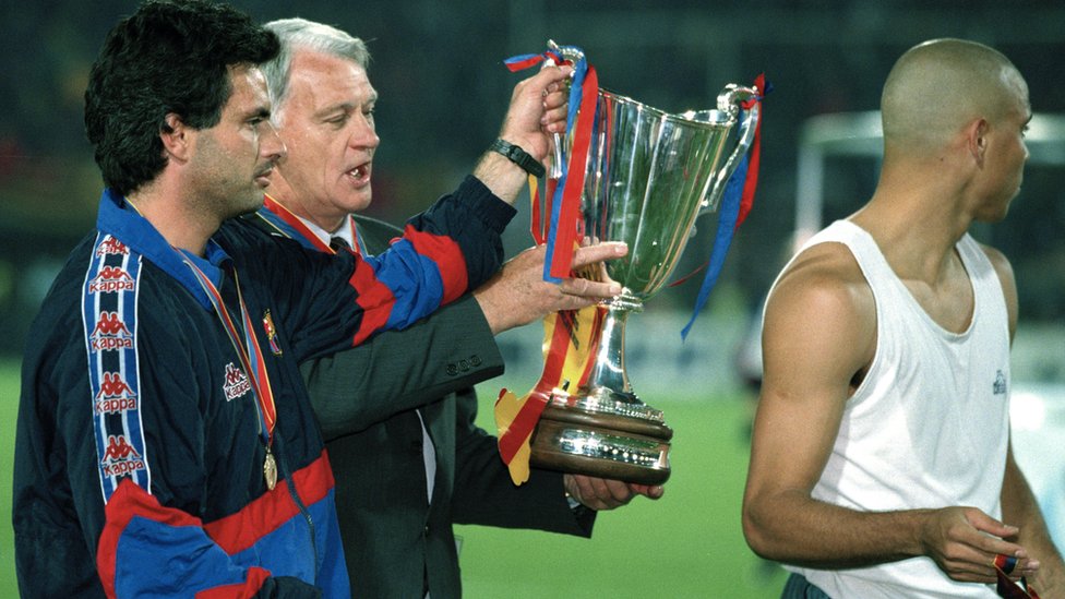 Mourinho with Bobby Robson