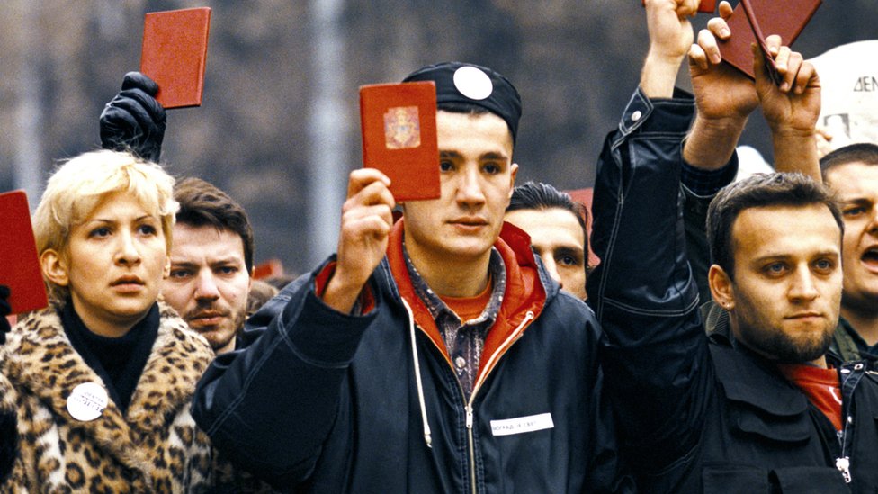 studentski protest 90-ih, srbija