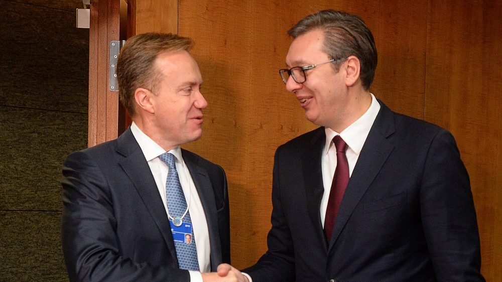 Vučić se sastao sa predsednikom UO Svetskog ekonomskog foruma 1
