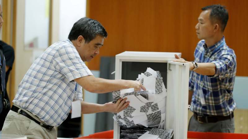 Masovna izlaznost na lokalnim izborima u Hongkongu 1