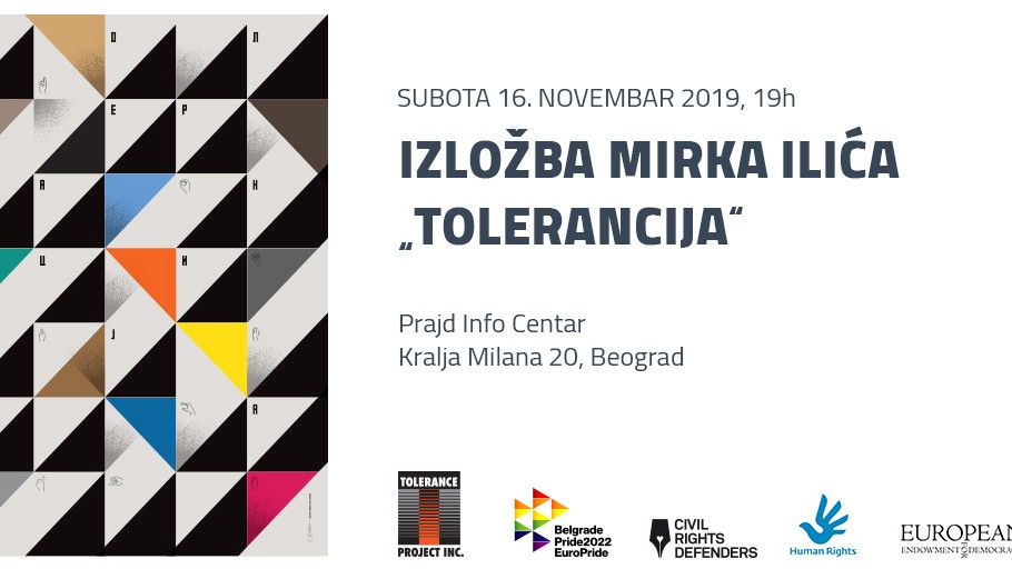 Izložba "Tolerancija" 16. novembra u Prajd Info Centru 1