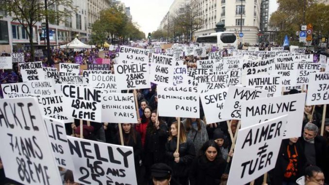 Najmanje 49.000 ljudi u Parizu na protestu protiv nasilja nad ženama 1