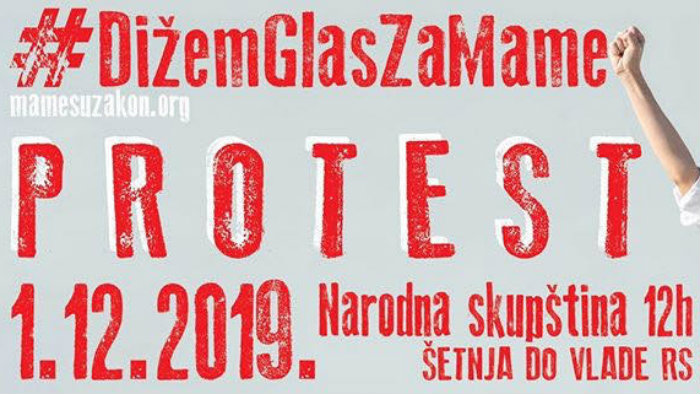 "Mame su zakon" organizuj novi protest 1. decembra 1
