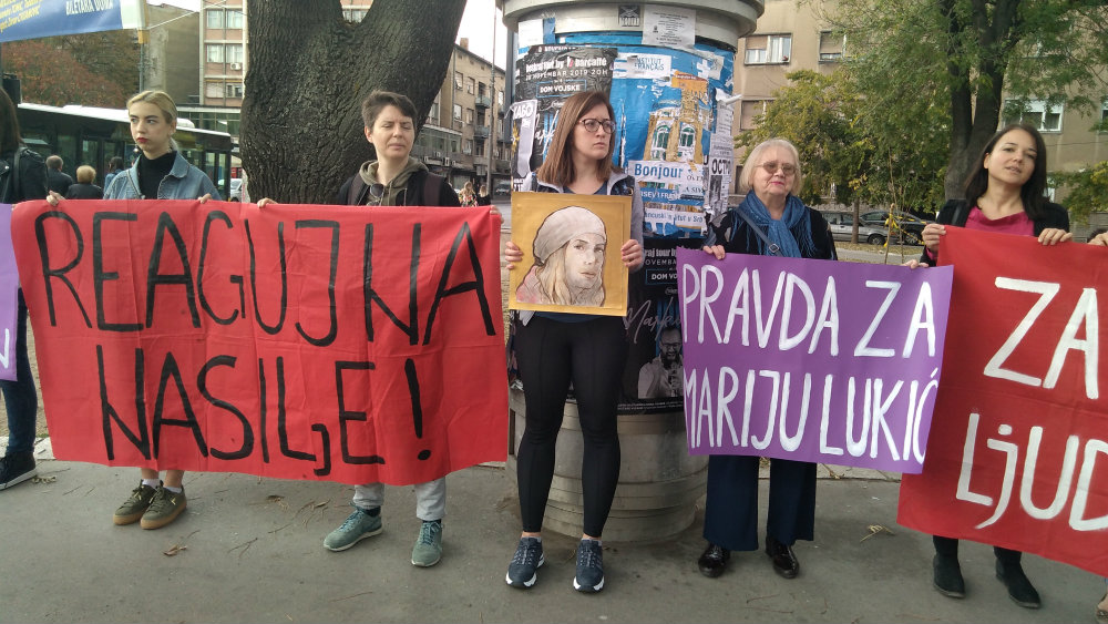 Podrška za Mariju Lukić u slučaju protiv Jutke 1