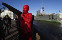Godišnjica Oktobarske revolucije u Rusiji U Moskvi vojna parada povodom godišnjice marša pred odlazak na front 1941. godine (FOTO) 6