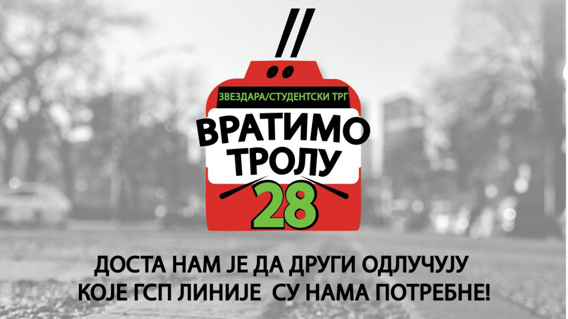 Potpisivanje peticije za ponovno uspostavljanje linije 28 1