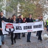 Aktivisti Za krov nad glavom održali protest u Novom Sadu 6