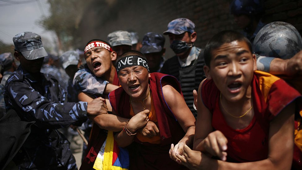 Mirni protesti monaha sa Tibeta