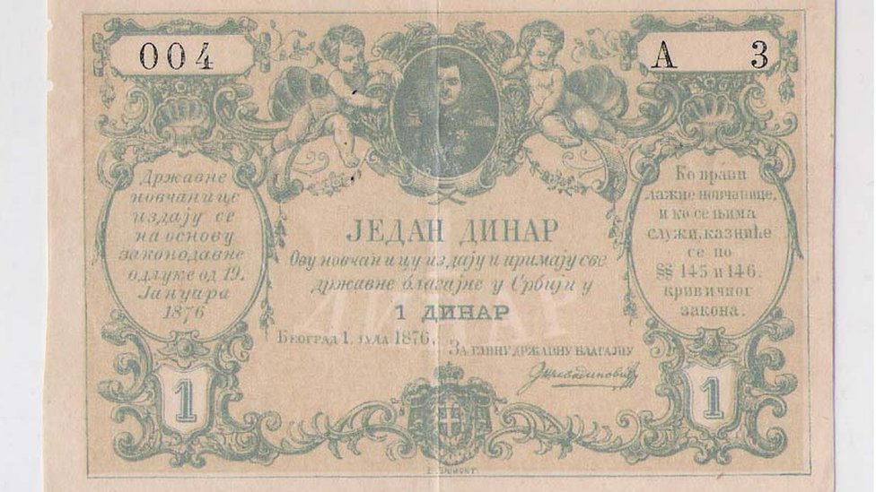 papirni novac iz 1876