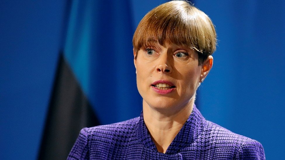 Estonska predsednica Kersti Kaljulaid