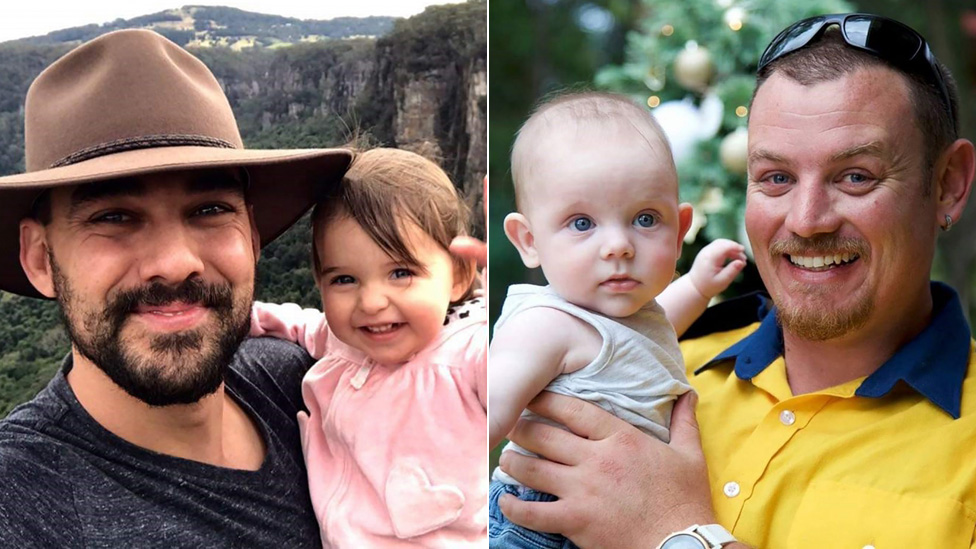 Požari u Australiji: Hiljade dobrovoljaca u borbi protiv plamena 2 Firefighters Andrew O'Dwyer (left) and Geoffrey Keaton