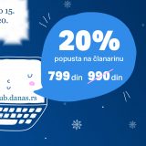 Klub čitalaca Danasa: Popust 20 odsto za plaćanje karticama 2