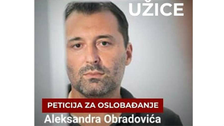 Užice: Potpisi za obustavljanje progona Obradovića 9. decembra 1