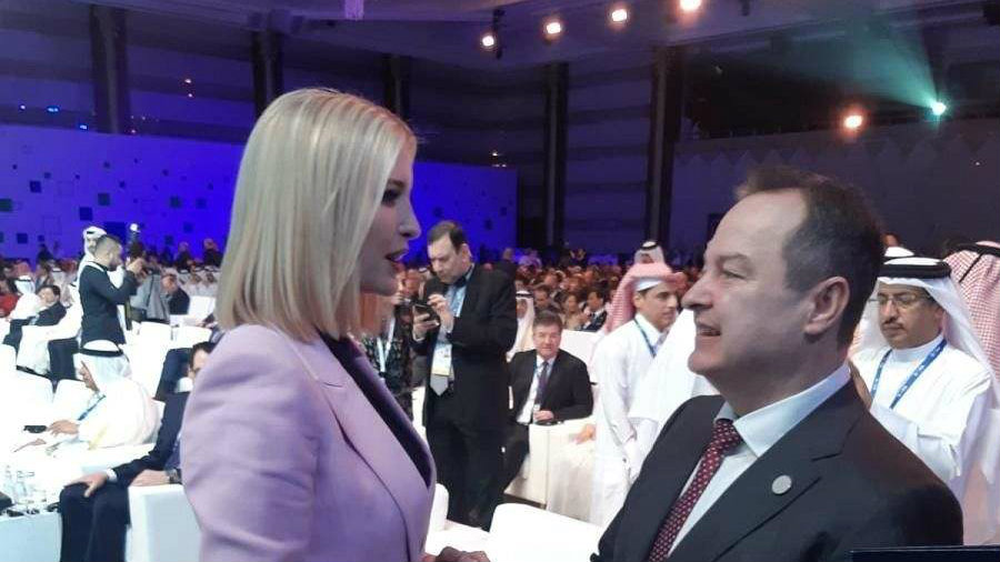 Dačić ponovo sa Ivankom Tramp 1