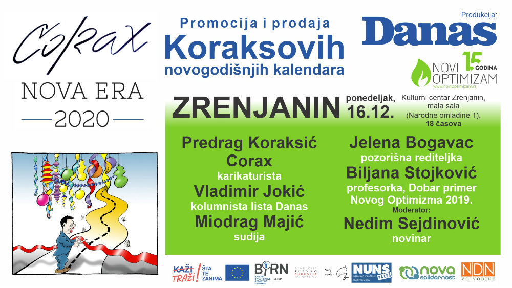 Promocija Koraksovih kalendara 16. decembra u Zrenjaninu 1