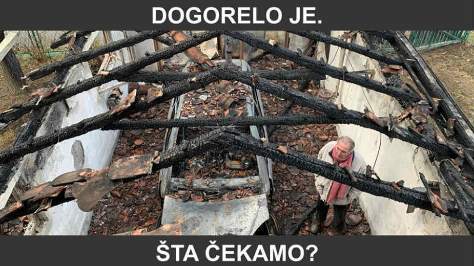 Protest na godišnjicu paljenja kuće novinara Milana Jovanovića 1