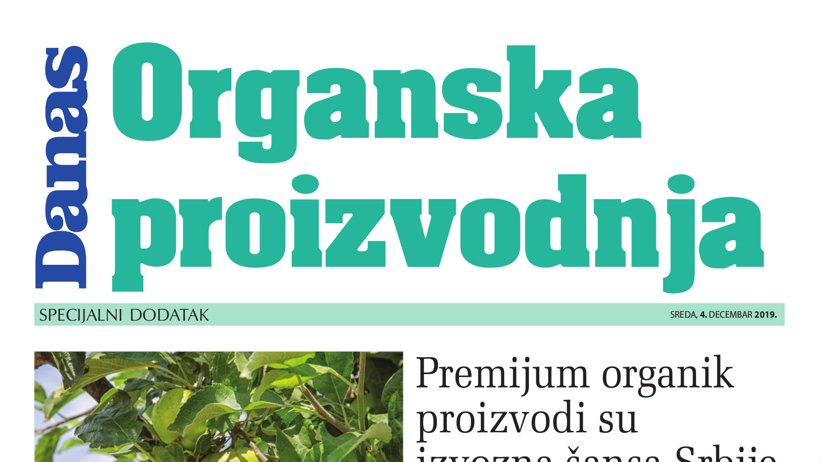 Specijalni dodatak - Organska proizvodnja (PDF) 1