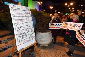 Opozicioni protest u Novom Sadu uz sukobe sa obezbeđenjem 2 Opozicioni protest u Novom Sadu uz sukobe sa obezbeđenjem 2