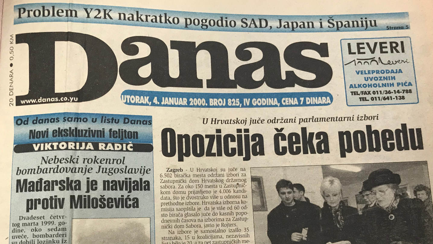 Šta je rekao Milošević u novogodišnjem obraćanju 2000. godine? 1