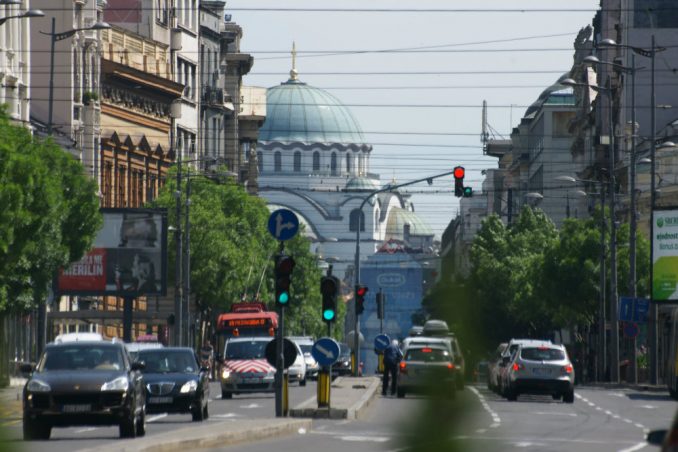 Protest vojnih veterana u centru Beograda 1