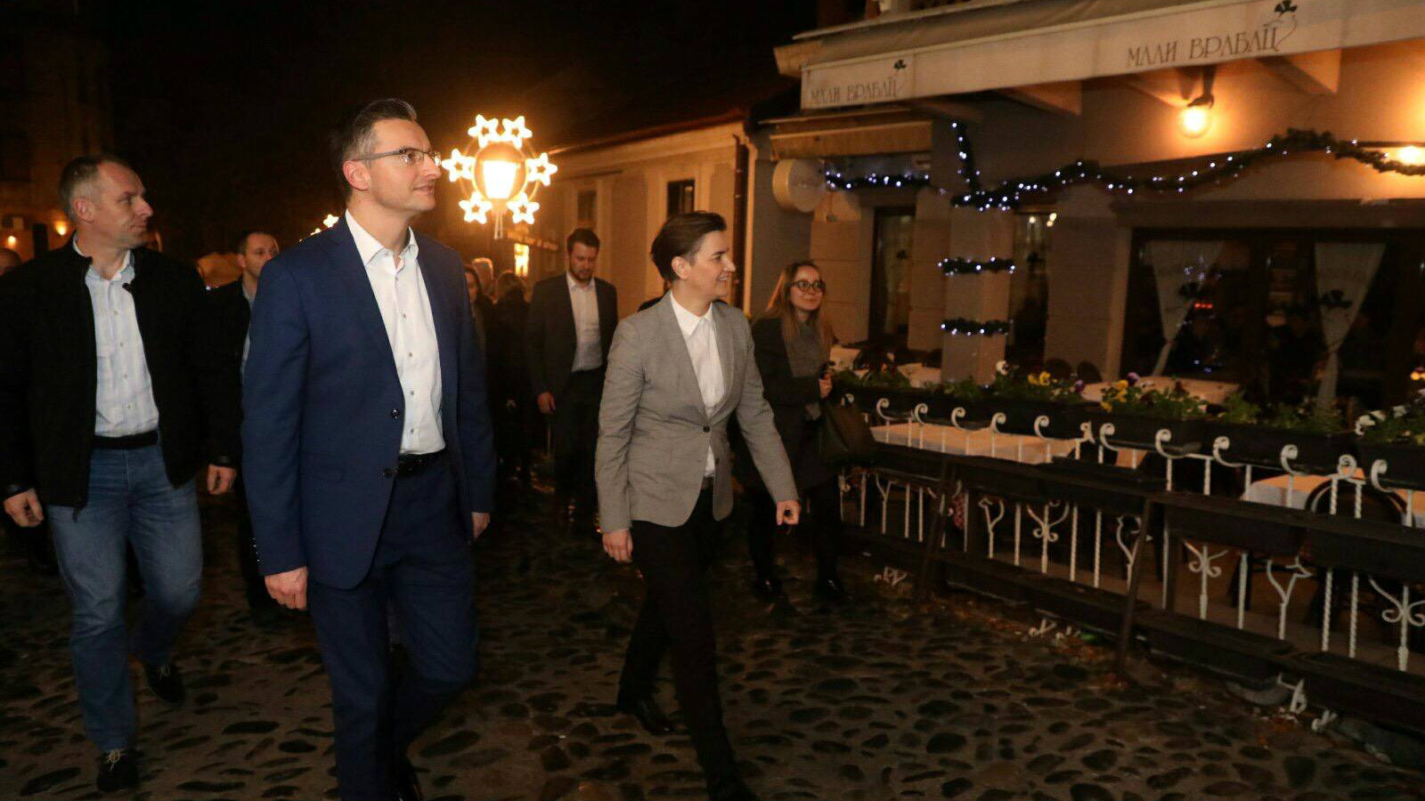 Brnabić priredila večeru premijeru Slovenije 1