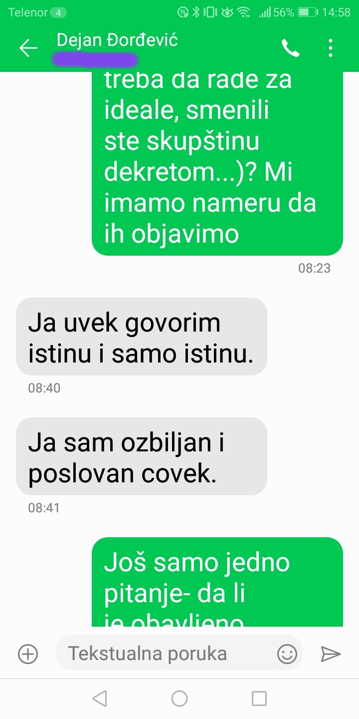 Novinarka Danasa: Đorđević je odgovorio na pitanja, postoje dokazi (FOTO) 11