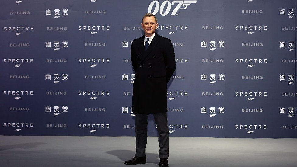 Daniel Craig in a Beijing photocall