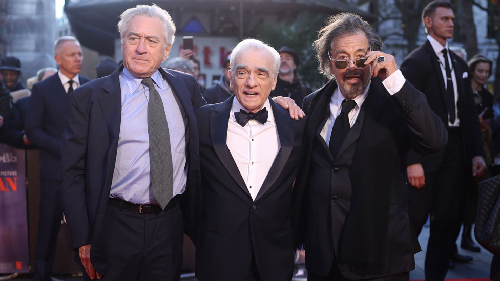 Robert De Niro, Martin Scorsese and Al Pacino