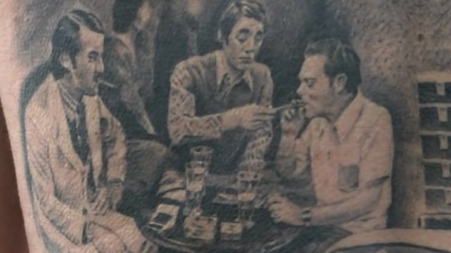 Džon Čalis u Beogradu: Bojsi o Srbiji, Balkanu, smehu i pekamskim dogodovštinama 4 Boycie, Trigger and Del Boy tattoo