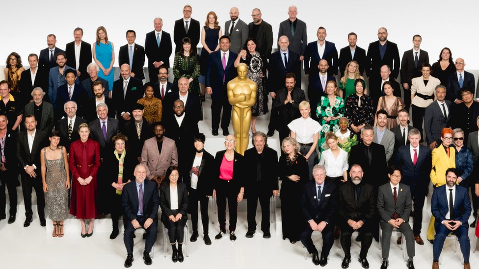 The 2020 Oscars class photo