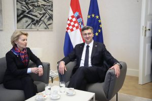 Plenković sa Ursulom fon der Lajen u Zagrebu: Razgovarali i o naftovodu Janaf 16