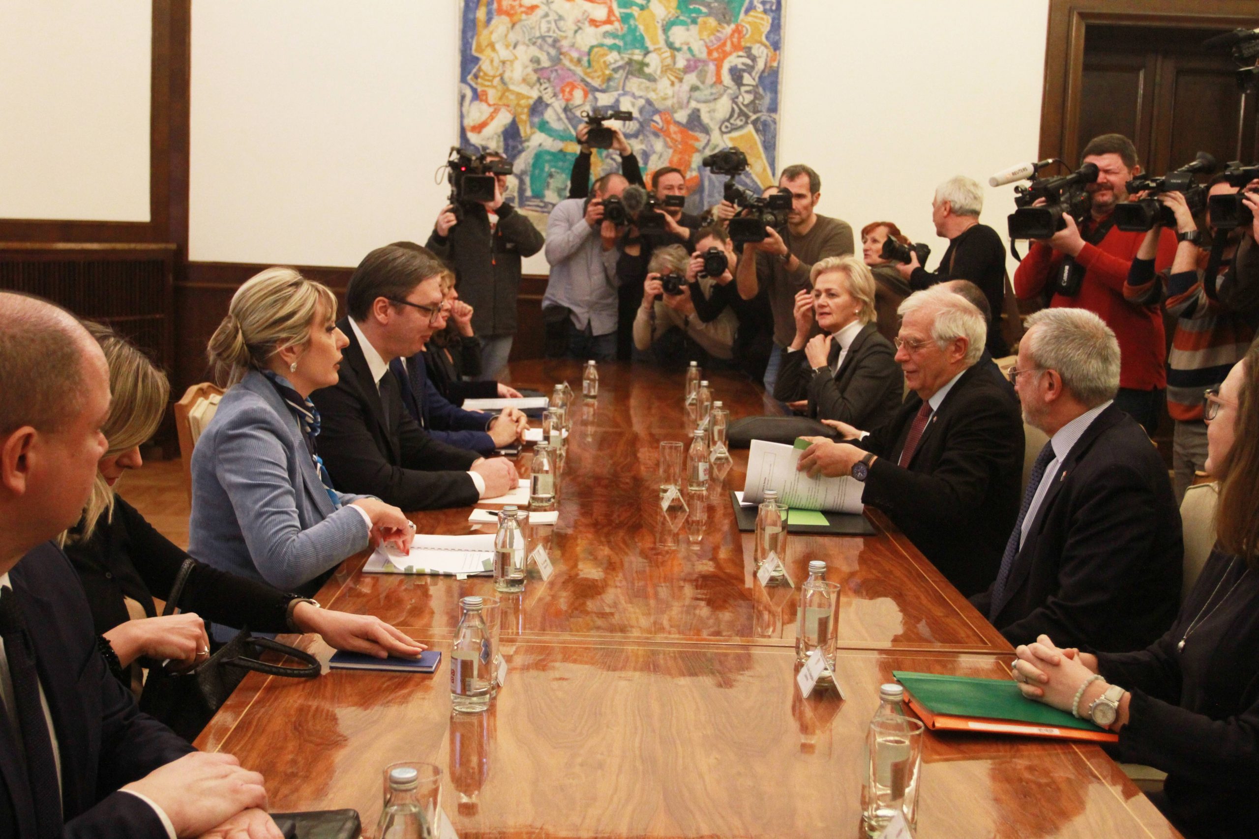 Vučić posle razgovora sa Boreljom: Dogovor sa Kosovom, pa EU 1